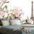 SELF ADHESIVE WALL MURAL EIFFEL TOWER AND PINK FLOWERS - SELF-ADHESIVE WALLPAPERS - WALLPAPERS