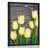 POSTER – TULIPANI GIALLI SU SFONDO DI LEGNO - FIORI - POSTER