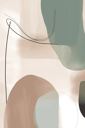 КАРТИНА НА ПЛАТНО – АБСТРАКТНИ ФОРМИ NO3 - АБСТРАКТНИ ФОРМИ КАРТИНИ - КАРТИНИ