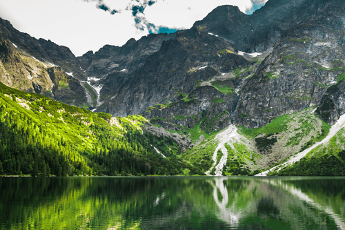 OBRAZ MORSKIE OKO W TATRACH - OBRAZY PRZYRODY I KRAJOBRAZY - OBRAZY