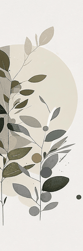 IMPRESSION SUR TOILE PLANTES BOHO AVEC UN MOTIF - IMPRESSIONS SUR TOILE ARBRES ET FEUILLES - IMPRESSION SUR TOILE