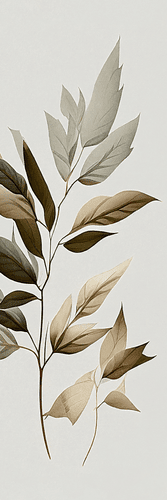 STAMPA SU TELA – LUSSO DELLE FOGLIE - QUADRI ALBERI E FOGLIE - STAMPE E QUADRI