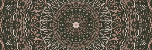 QUADRO MANDALA IN STILE VINTAGE - QUADRI FENG SHUI - QUADRI