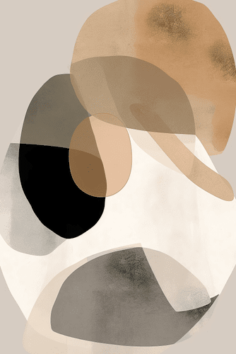 КАРТИНА НА ПЛАТНО – АБСТРАКТНИ ФОРМИ NO2 - АБСТРАКТНИ ФОРМИ КАРТИНИ - КАРТИНИ