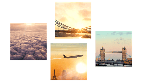 BILDER-SET LONDON MIT SONNENAUFGANG - BILDERSETS - BILDER