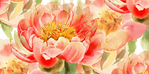 QUADRO DI PEONIE ROSSE - QUADRI DI FIORI - QUADRI