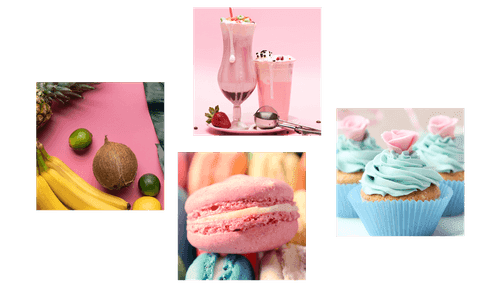 CANVAS PRINT SET FOR LOVERS OF SWEETS - SET OF PICTURES - PICTURES