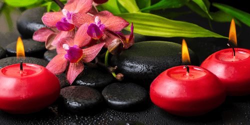 TABLEAU SUR TOILE – NATURE MORTE ZEN APAISANTE - TABLEAUX FENG SHUI - TABLEAUX