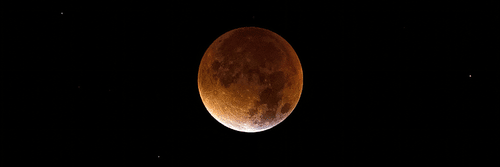 QUADRO LUNA NEL CIELO STELLATO - QUADRI DELLO SPAZIO E DELLE STELLE - QUADRI