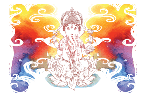 QUADRO GANESH INDÙ - QUADRI FENG SHUI - QUADRI