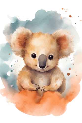 CANVAS PRINT DREAMY KOALA - DREAMY LITTLE ANIMALS - PICTURES