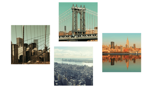 BILDER-SET BLICK AUF NEW YORK - BILDERSETS - BILDER