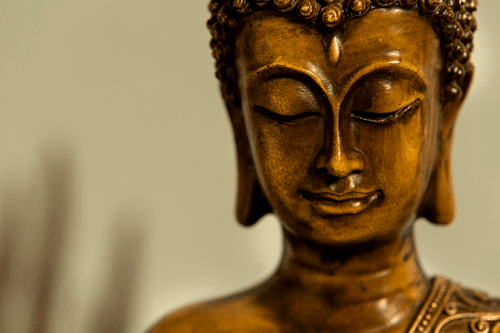 KÉP BRONZ BUDDHA FEJ - FENG SHUI KÉPEK - KÉPEK