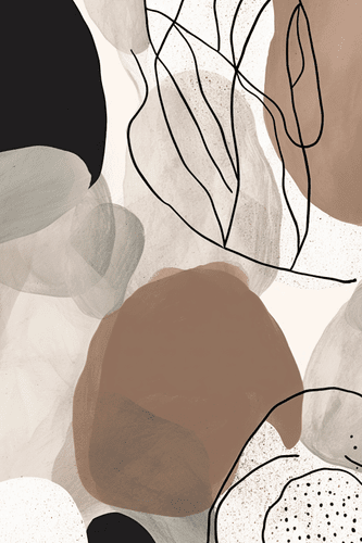 QUADRO SU TELA – FORME ASTRATTE NO5 - QUADRI FORME ASTRATTE - STAMPE E QUADRI