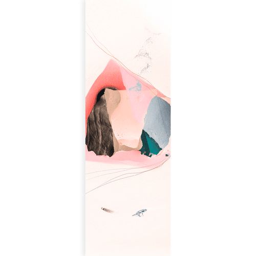 WANDBILD ABSTRAKTION IM HERZEN DER NATUR - ABSTRAKTE BILDER - BILDER