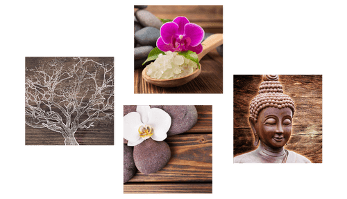 BILDER-SET FENG SHUI IM NATURDESIGN - BILDERSETS - BILDER