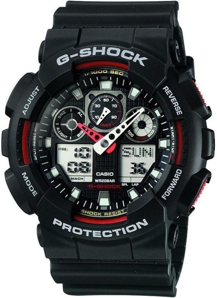 Casio GA-100-1A4ER + 5 let záruka, pojištění hodinek ZDARMA
