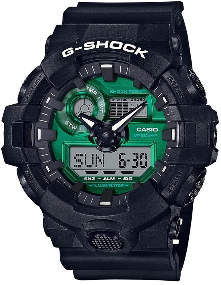 Casio G-Shock GA-700MG-1AER + 5 let záruka, pojištění hodinek ZDARMA