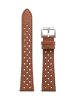 BROWN LEATHER RACING STRAP NIVADA GRENCHEN - STRAPS - ACCESSORIES