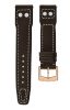 KOŽENÝ ŘEMÍNEK BIATEC PILOT | TMAVĚ HNĚDÝ - 20 MM - ŘEMÍNKY - OSTATNÍ