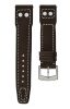 KOŽENÝ ŘEMÍNEK BIATEC PILOT | TMAVĚ HNĚDÝ - 20 MM - ŘEMÍNKY - OSTATNÍ