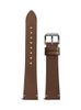 BROWN LEATHER STRAP NIVADA GRENCHEN - STRAPS - ACCESSORIES