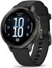 GARMIN VENU® 4 - 41 MM SLATE A ČERNÝ SILIKONOVÝ ŘEMÍNEK 010-03013-02 - VENU 4 - ZNAČKY