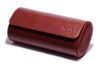 KOŽENÉ CESTOVNÍ POUZDRO HELVETI (TMAVĚ HNĚDÁ) - WATCH BOXES - ACCESSORIES