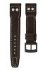 KOŽENÝ ŘEMÍNEK BIATEC PILOT | TMAVĚ HNĚDÝ - 20 MM - ŘEMÍNKY - OSTATNÍ