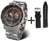 VOSTOK EUROPE LUNOCHOD-2 MULTIFUNCIONAL LINE YM86-620A506 (+ ČERNÝ GUMOVÝ ŘEMÍNEK) - LUNOCHOD-2 - ZNAČKY