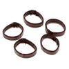 OCHET DIN PIELE MARO ÎNCHIS 22 MM (1 BUC.) - CURELE - ALTELE