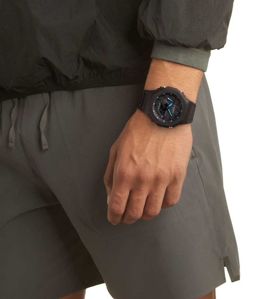 G-Shock GA-2100-1A2 Black Blue Digital Analog Watch | lupon.gov.ph