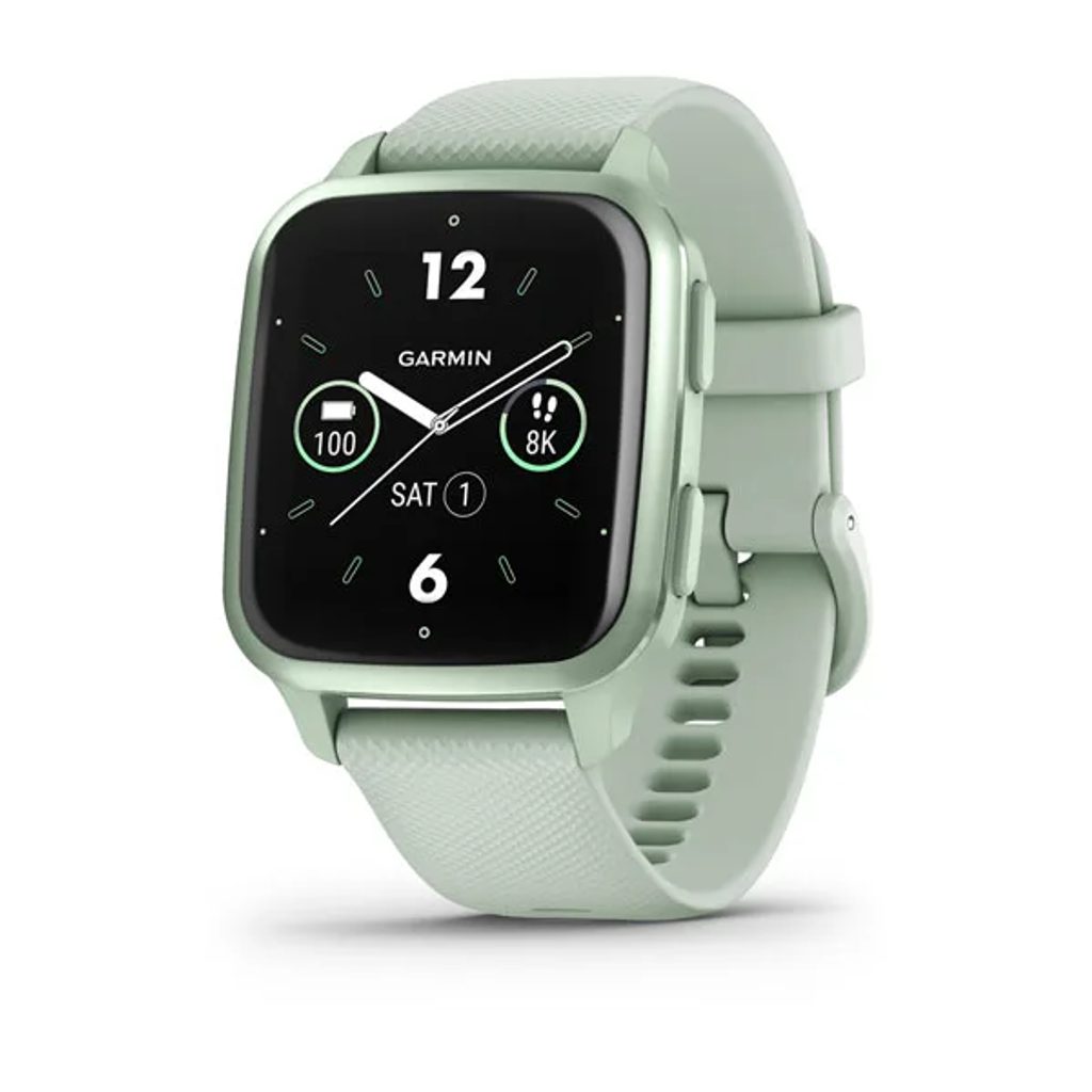 Garmin Venu® Sq 2 Metallic Mint / Cool Mint silicone band - 010-02701-12 |  Helveti.eu