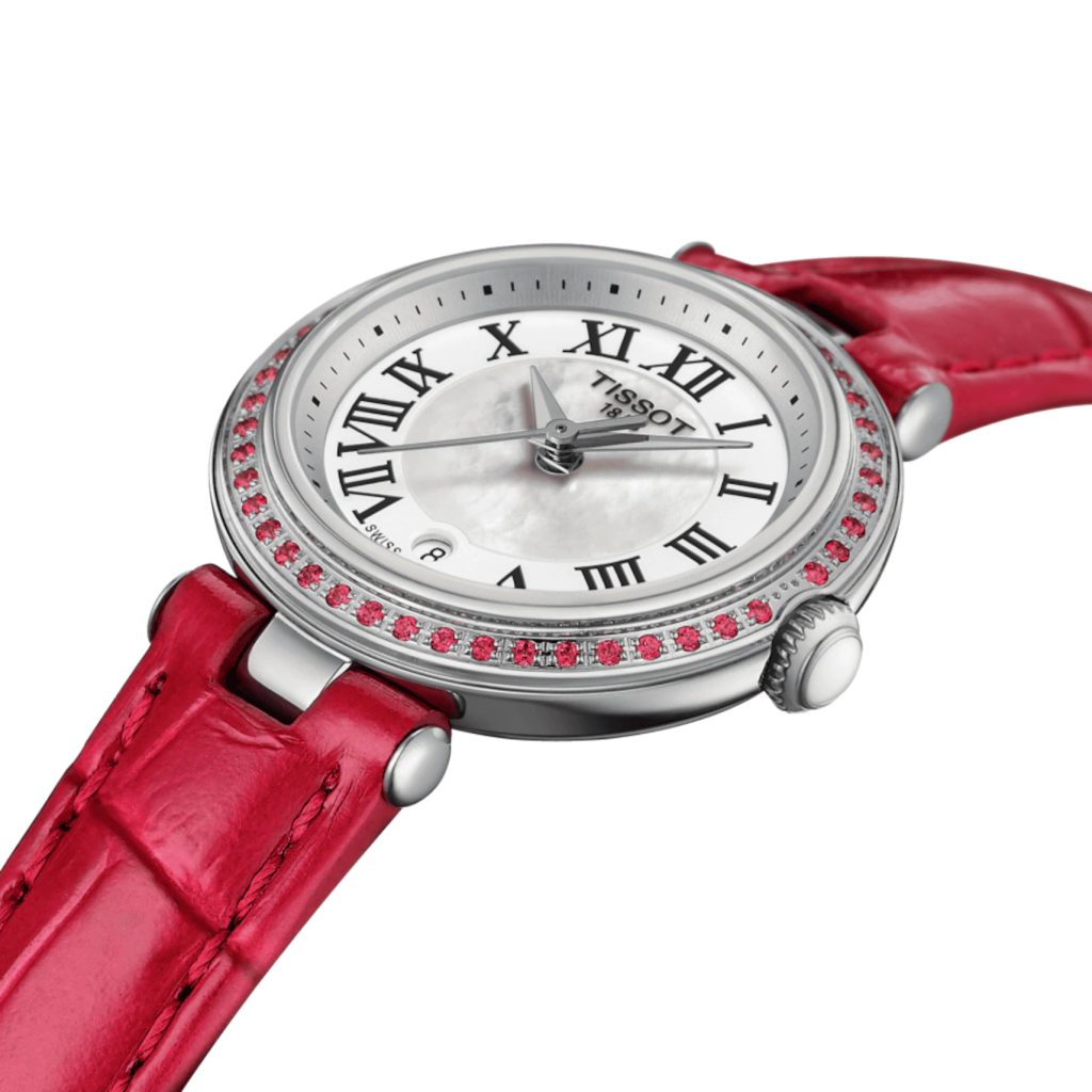 Tissot ladies hotsell watch red strap