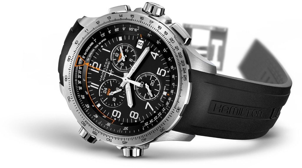 Hamilton Khaki Aviation X-Wind GMT Chrono Quartz H77912335 | Helveti.eu