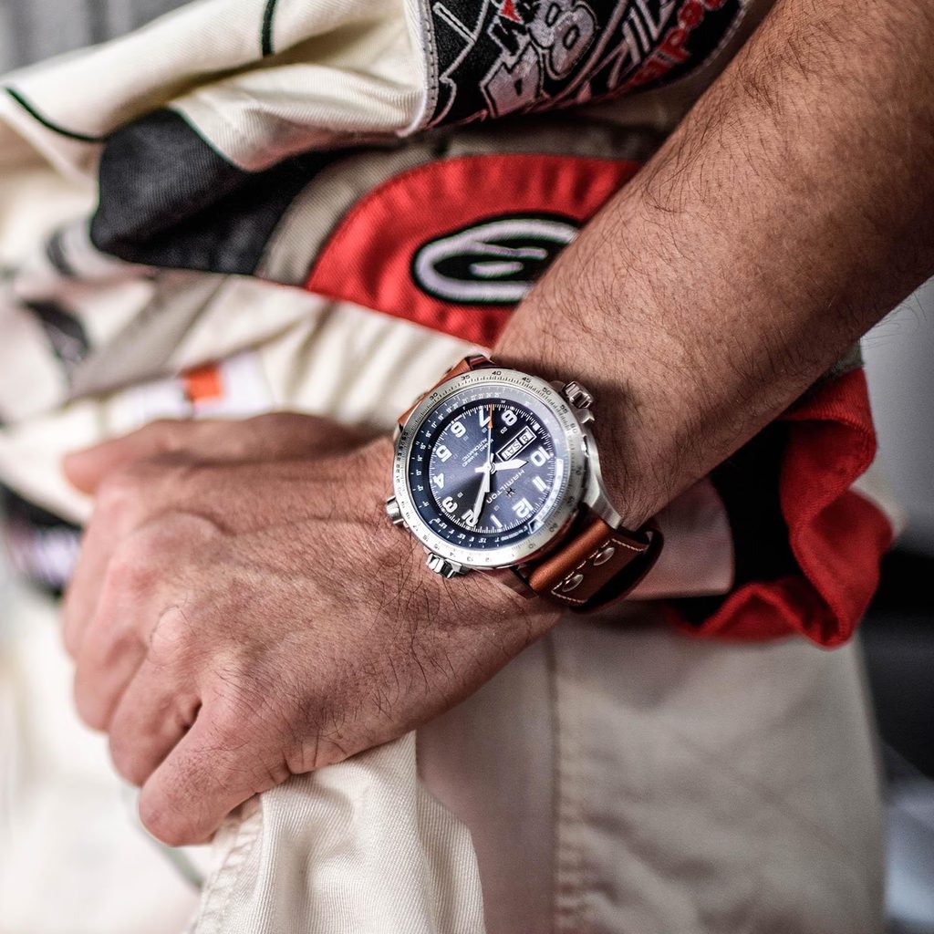 Hamilton Khaki X-Wind Day Date H77765141 – Orologio Automatico Uomo, Cassa 45mm, Acciaio