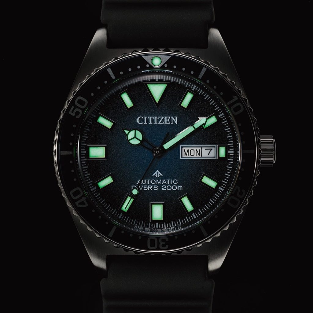 Citizen titanium top royal marine watch