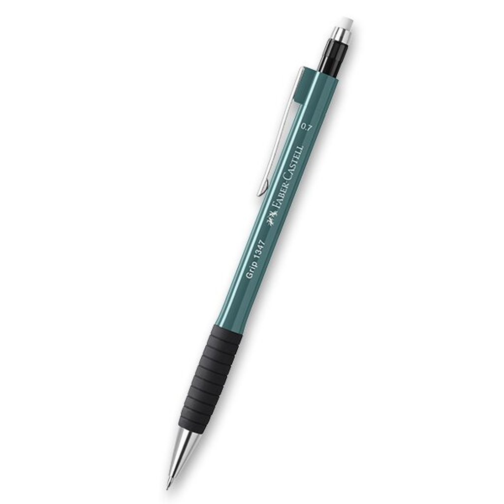 Faber-Castell Grip 1347 Mechanical Pencil - 0.7mm B Lead, Eraser, Rose Shadows Design - View #11