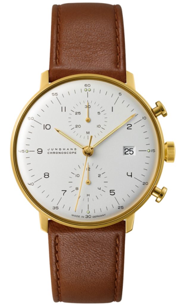 Junghans Max Bill Chronoscope 27 7800.02 Helveti.eu