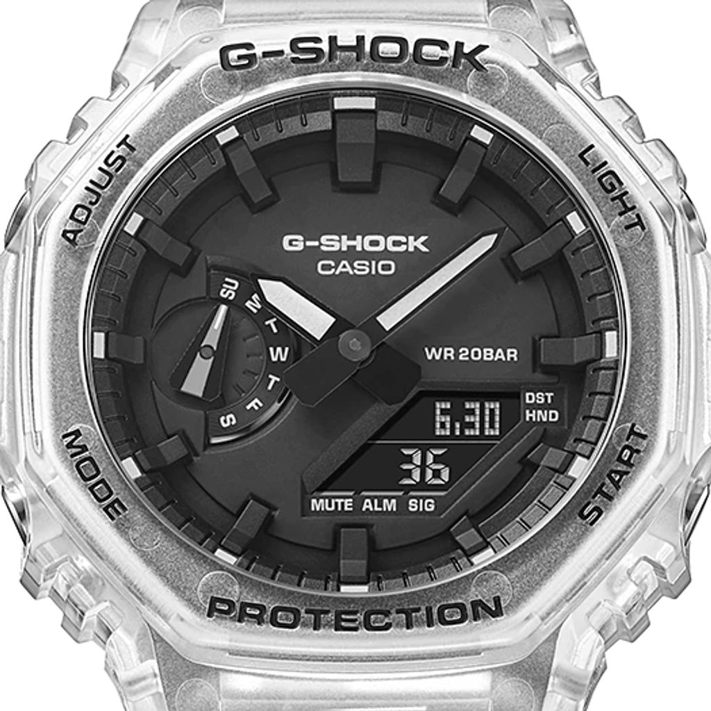 Casio G-Shock GA-2100SKE-7AER Transparent Pack | Helveti.eu