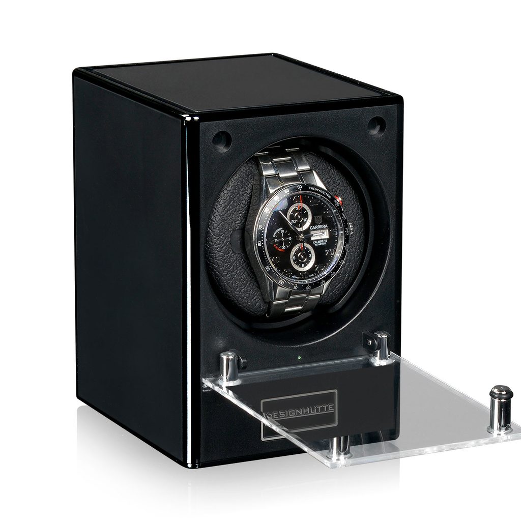 Black Dual Watch Winder for Automatic Watches – TEXET