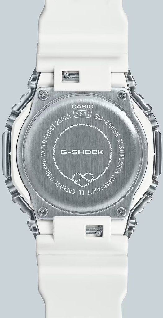 G shock best sale stainless steel back