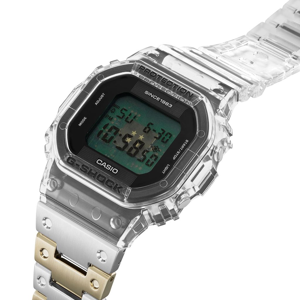 Casio G-Shock DWE-5640RX-7ER 40th Anniversary Clear Remix | Helveti.eu