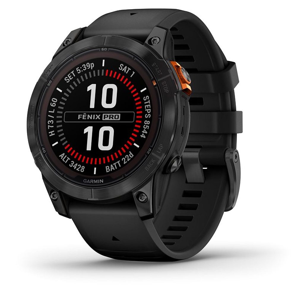 Garmin Fenix 6 Pro Solar Whitestone Silicone Strap Watch