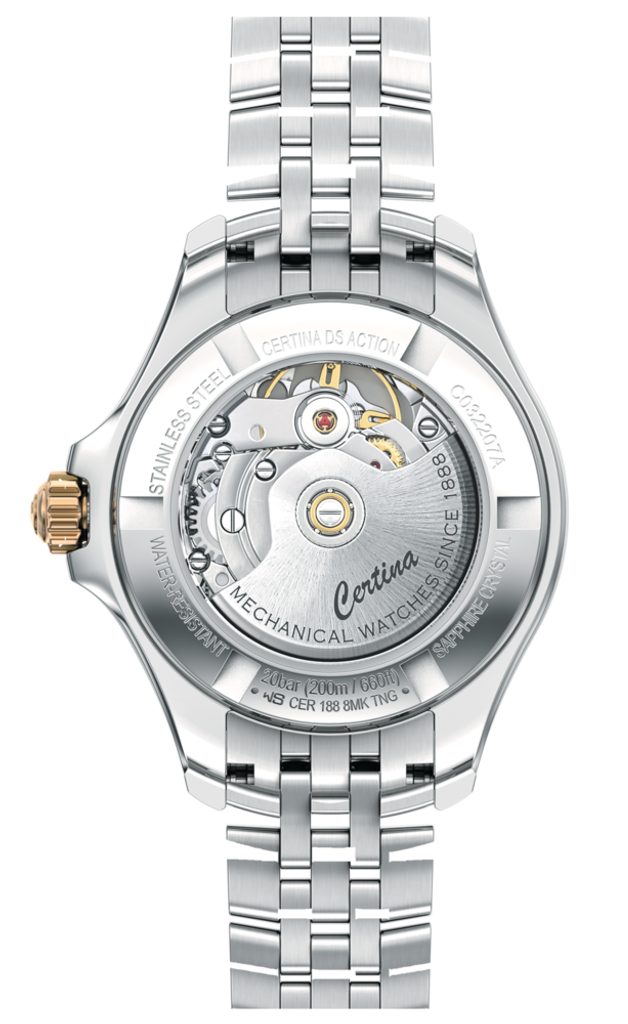 Certina sapphire top crystal watch