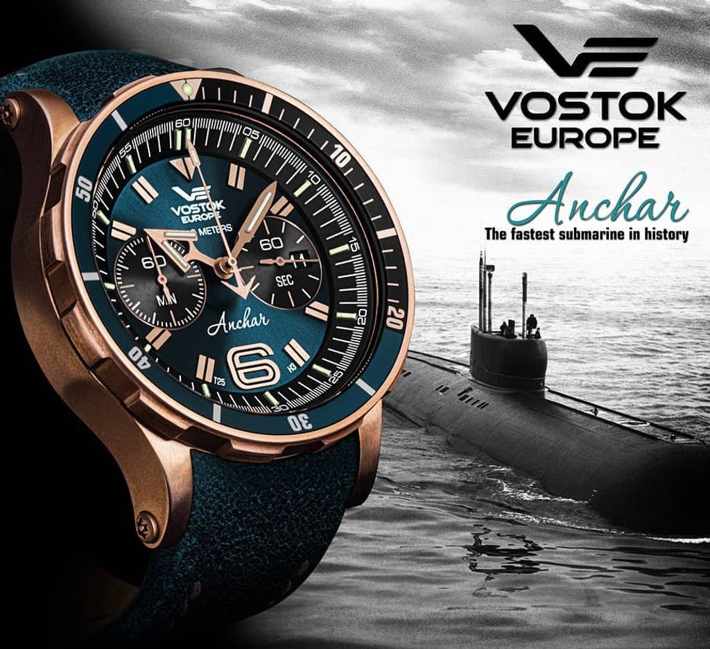 Vostok Europe Anchar Submarine Chrono Line 6S21/510O586 | Helveti.cz