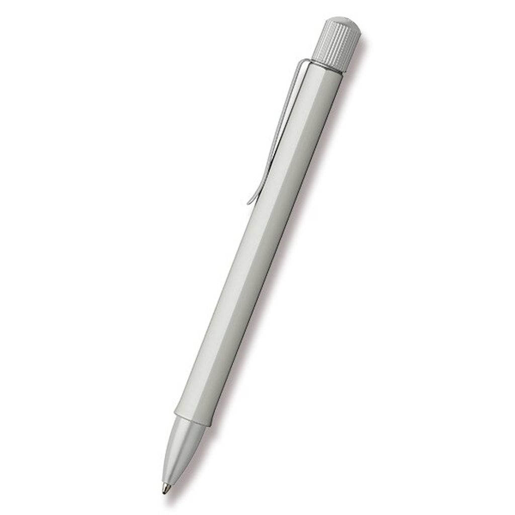 Faber-Castell Hexo Silver Matt ballpoint pen 0012/1405940 | Helveti.eu