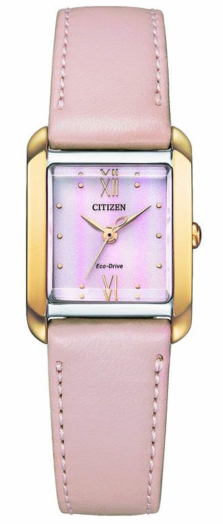 Citizen eco drive women's clearance pink face