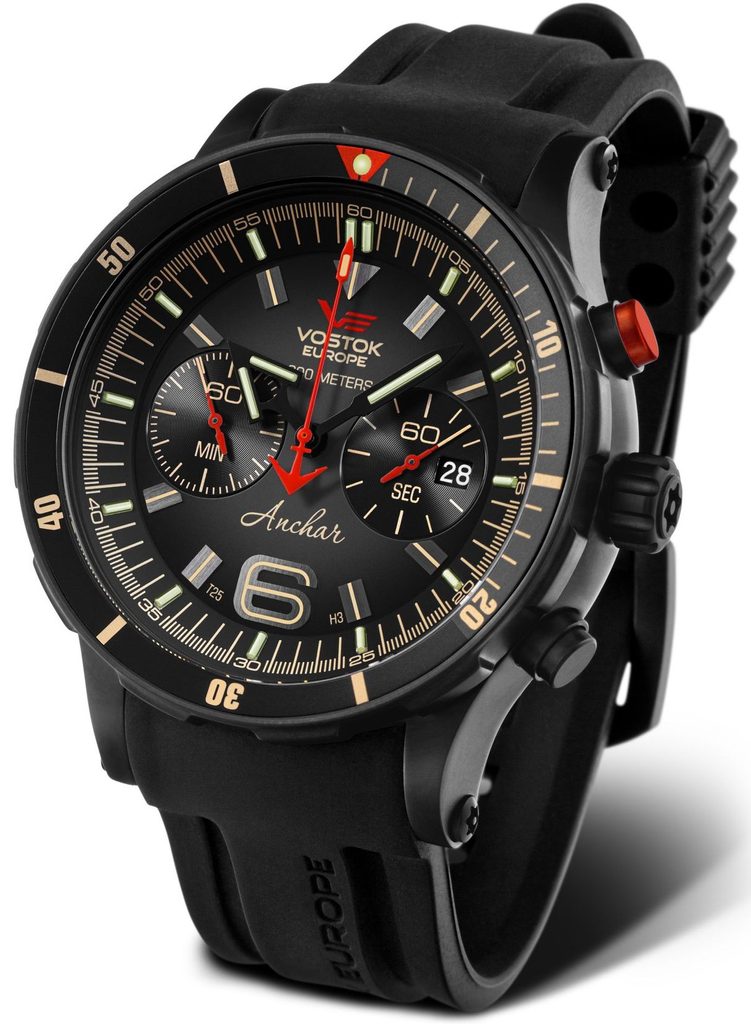 Vostok Europe Anchar Submarine Chrono Line 6S21 510C582 Helveti.eu