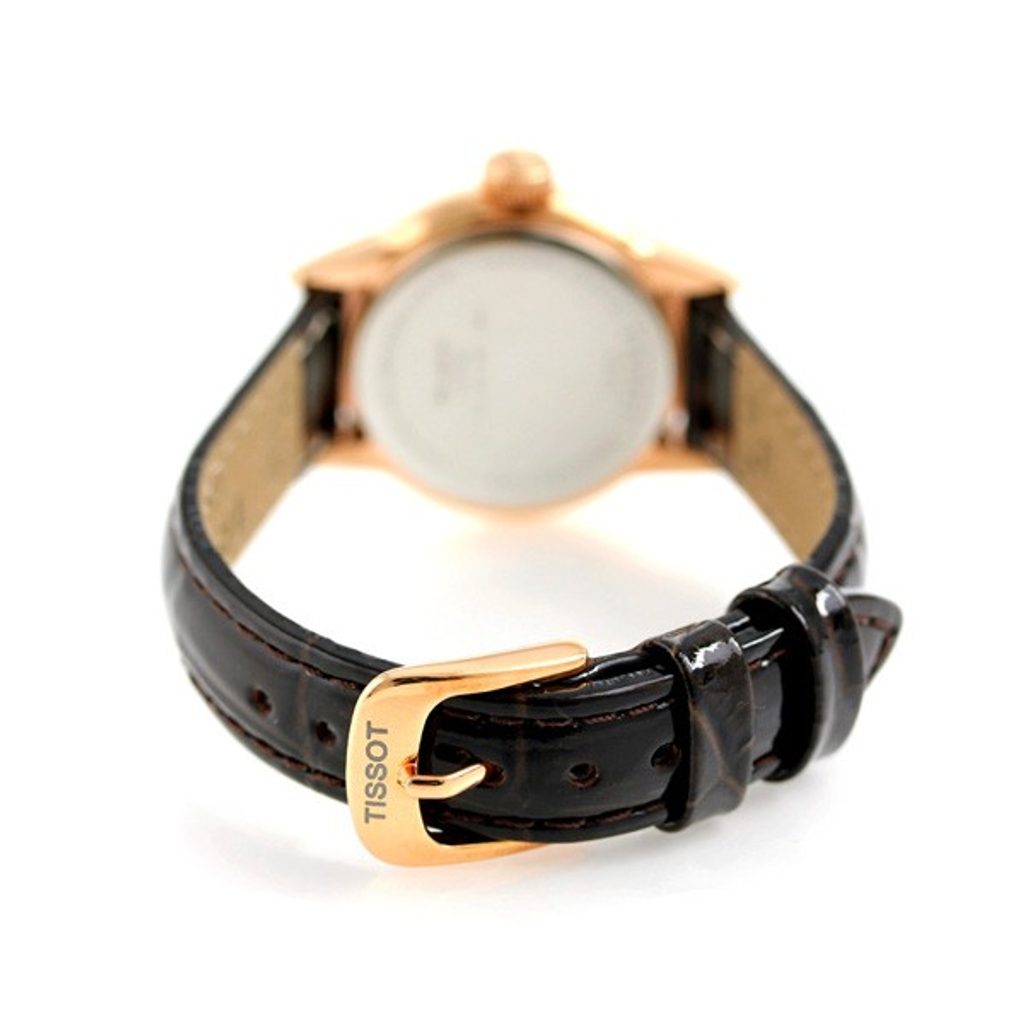 tissot ladies watch leather strap